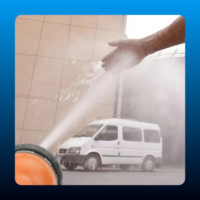 Adjustable High-Pressure Multi-Spray Pattern Water Hose Nozzle