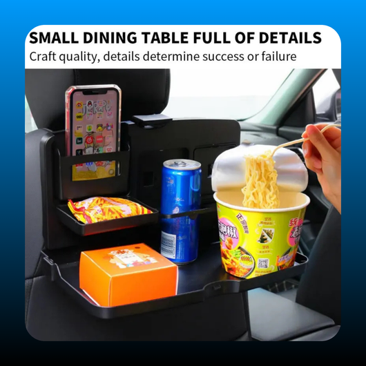 Multifunctional Car Seat Back Storage Box with Tissue Holder