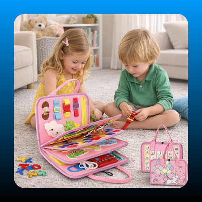 Pink Unicorn Busy Board
