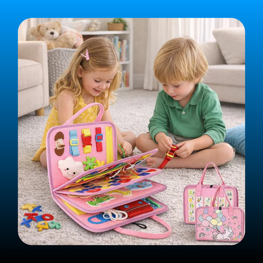 Pink Unicorn Busy Board