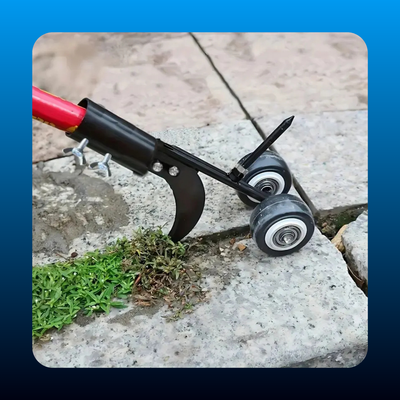 Heavy-Duty Metal Garden Lawn Weeding Cutting Roller Tool