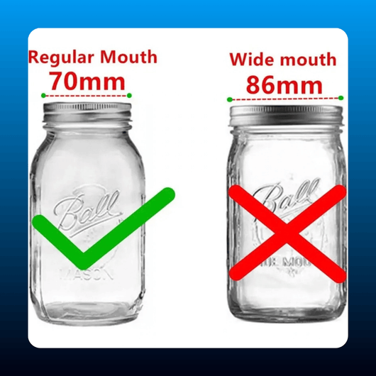 Mason Jar Shaker and Sifter Lids (4 Piece)