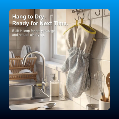 Reusable Wire Cleaning Gloves