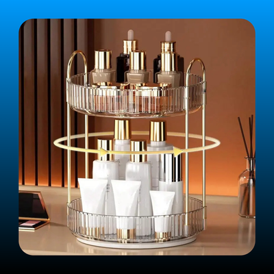 360° Rotating Makeup Organizer