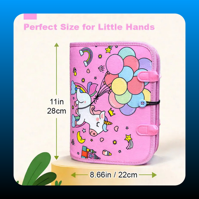 Pink Unicorn Busy Board