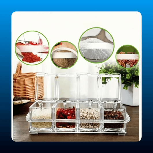 8-Piece Acrylic Spice Storage Set