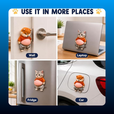 Cute Shiba Dog/Cat Door Stopper