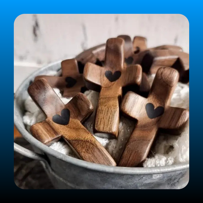 Wooden Cross Fidget (3 Pack)
