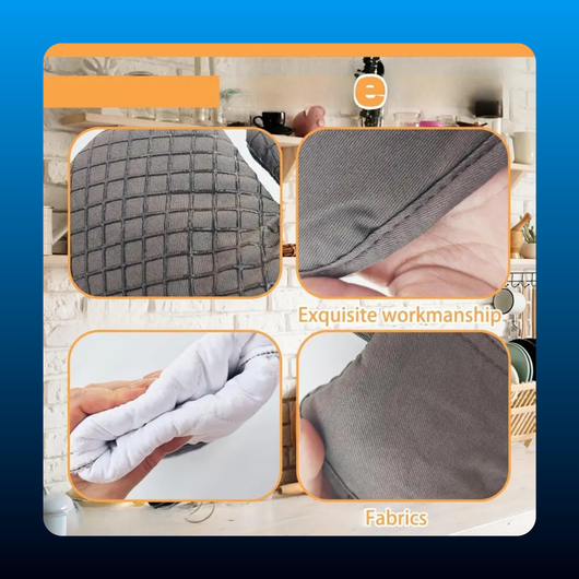 4-Pcs Modern Bakeware Oven Mitts & Pot Holders Set