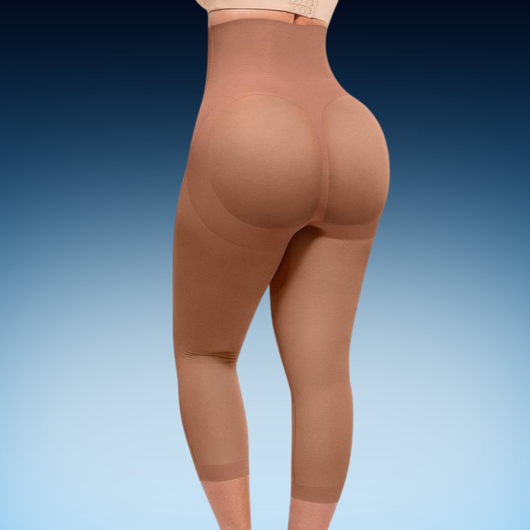 Plus Size High Waist Butt Lifting Capri Shapewear