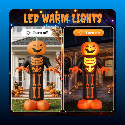Giant Inflatable Pumpkin Head Reaper