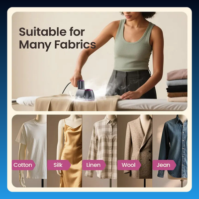 2-in-1 Steam Iron & Clothes Steamer