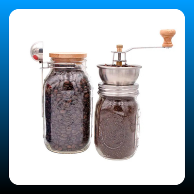 Coffee and Spice Grinder Lid for Mason Jars