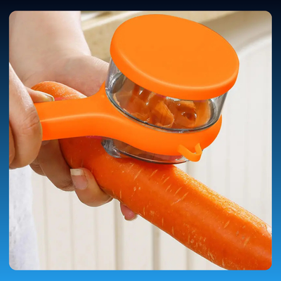 Peeling Knife with Peel Collector