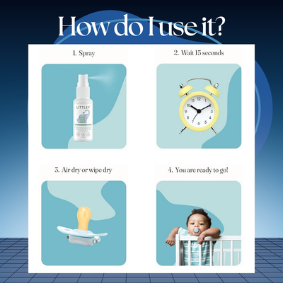 Baby-Safe Cleaning Spray – For Pacifiers, Toys, or Hands