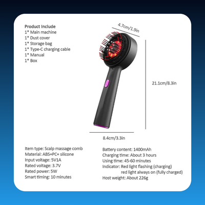 Portable Electric Scalp Massager