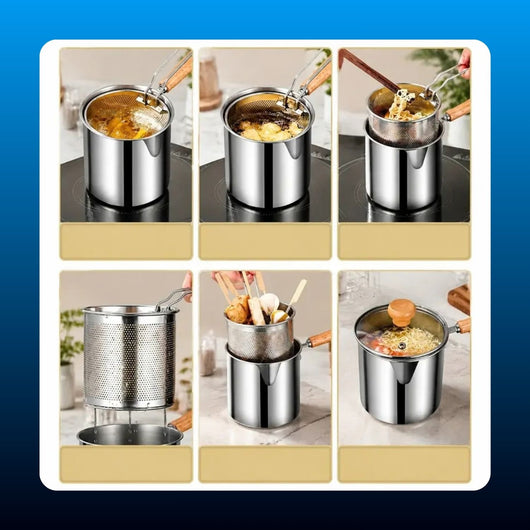Stainless Steel Mini Deep Fryer Pot