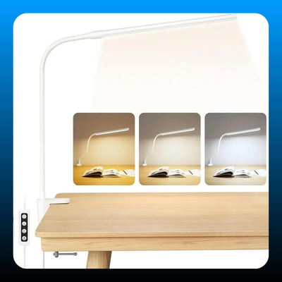 Clip-On LED Desk Lamp