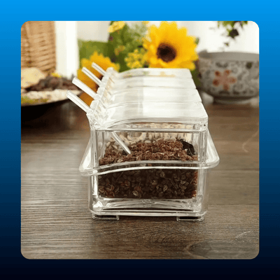 8-Piece Acrylic Spice Storage Set