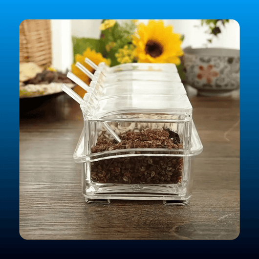 8-Piece Acrylic Spice Storage Set