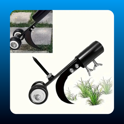 Heavy-Duty Metal Garden Lawn Weeding Cutting Roller Tool