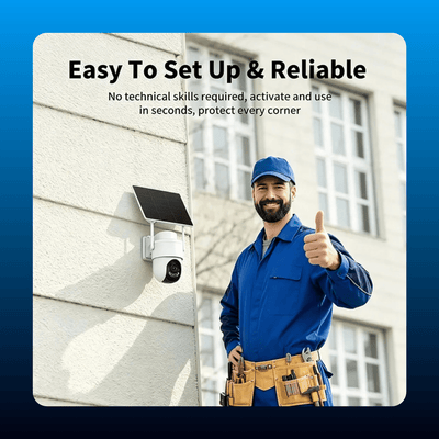4G Solar Wireless Security Camera