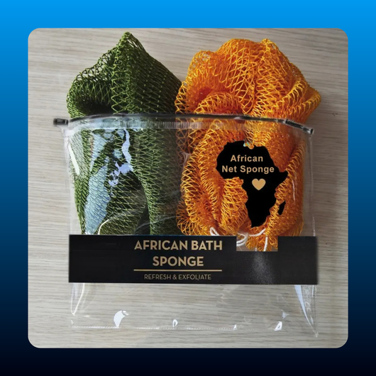 African Net Bath Sponges ( Pack)