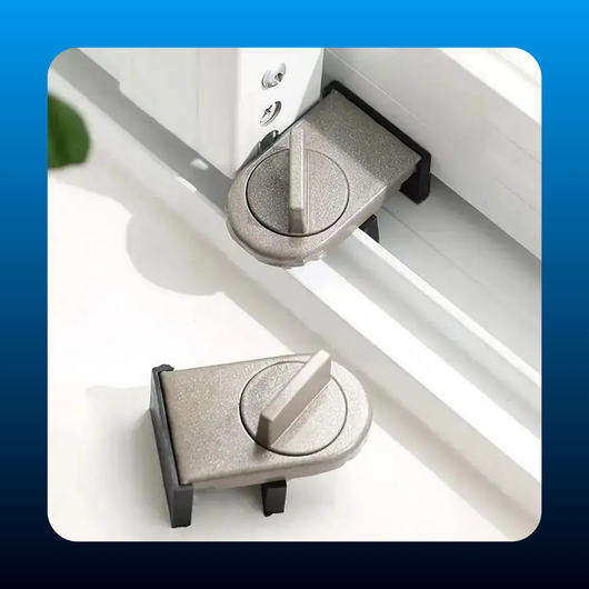 Heavy-Duty Aluminum Alloy Safety Locks for Sliding Doors & Windows