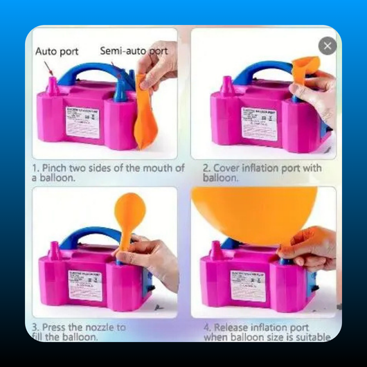 Semi-Automatic Electric Balloon Pump Set