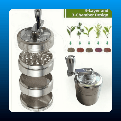 40mm 4-Piece Metal Herb Grinder