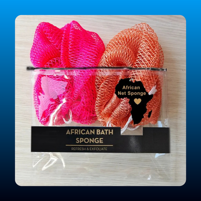 African Net Bath Sponges ( Pack)