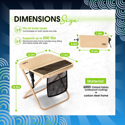 Portable Pocket Outdoor Folding Chair