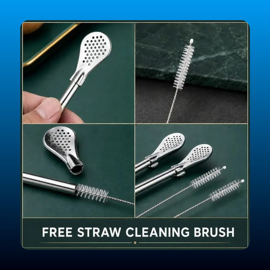 2-in-1 Stainless Straw and Spoon