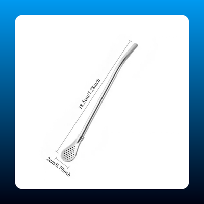 2-in-1 Stainless Straw and Spoon