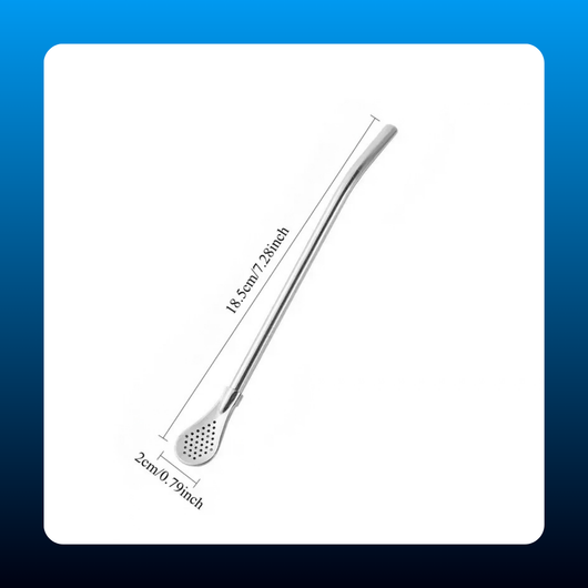 2-in-1 Stainless Straw and Spoon