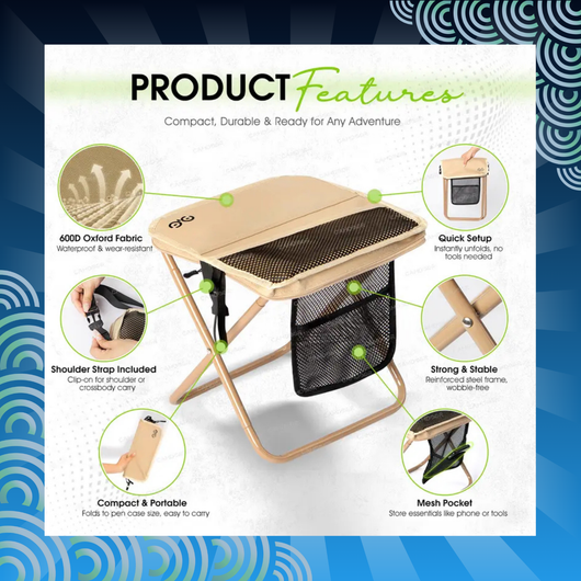 Portable Pocket Outdoor Folding Chair