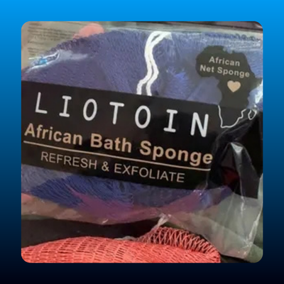 African Net Bath Sponges ( Pack)