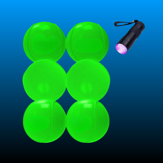 Glow In The Dark Plastic Baseball Set