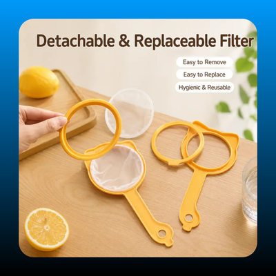 Mesh Strainer with Funnel