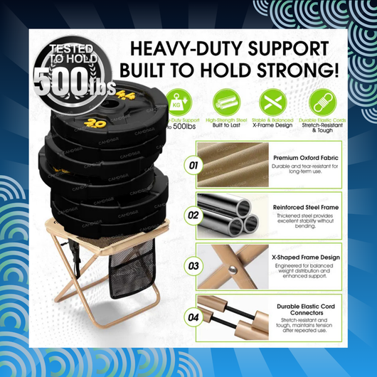 Portable Pocket Outdoor Folding Chair