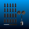 60 Pcs 2-Size Tire Repair Screws Plug Kit with 1 Screwdriver