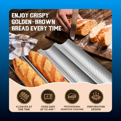 Non-Stick Baguette Baking Tray
