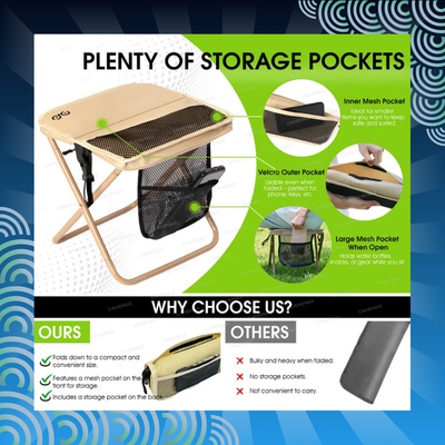 Portable Pocket Outdoor Folding Chair