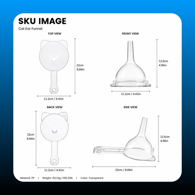 Mesh Strainer with Funnel