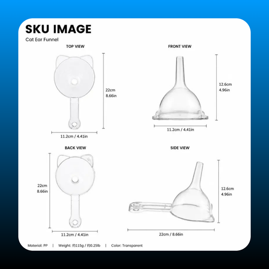 Mesh Strainer with Funnel