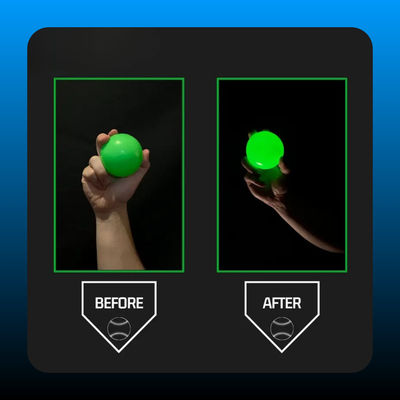Glow In The Dark Plastic Baseball Set