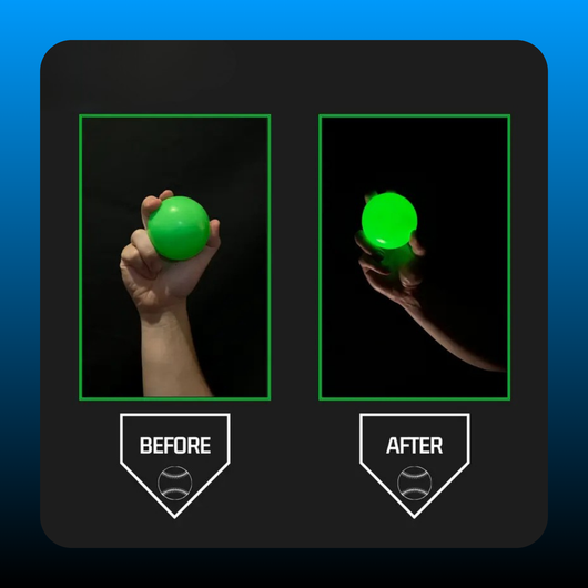 Glow In The Dark Plastic Baseball Set