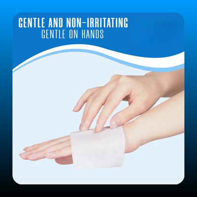 Travel Size Mini Hand Wipes Keychains (4 Pack)
