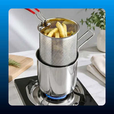Stainless Steel Mini Deep Fryer Pot