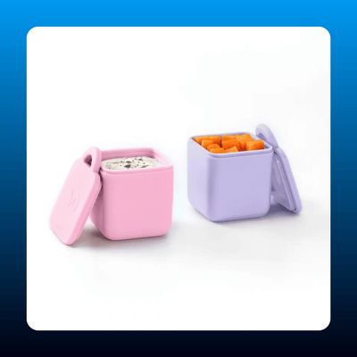 Square Dipping Sauce Containers (2 Pack)